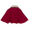 Picture of  Loan Bor Doby Cape Faux Fur Collar - Red