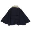 Picture of  Loan Bor Doby Cape Faux Fur Collar - Navy Blue