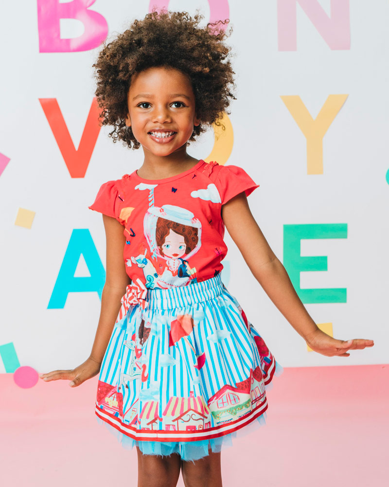 Rosalita Senoritas Edmonton Carosel Skirt With Tulle