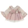 Picture of Loan Bor Baby Lace Dress Panties Set - Pink