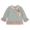 Picture of Loan Bor Girls Star Tracksuit With Tulle Ruffles - Grey Pink