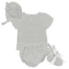 Picture of Mac Ilusion Knitted Set With Booties & Bonnet - Grey