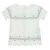 Picture of Mac Ilusion Girls Polka 4 Piece Knitted Set - White Grey