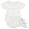 Picture of Mac Ilusion Girls Lace Knitted Set - White