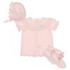 Picture of Mac Ilusion Girls 4 Piece Plumeti Knit Set - Pink White