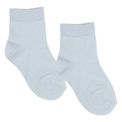 Picture of Meia Pata Fine Flat Ankle Sock - Baby Blue