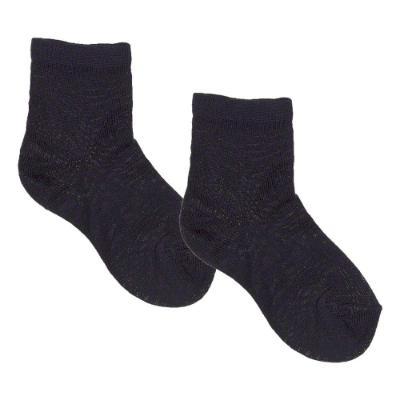 Picture of Meia Pata Fine Flat Ankle Sock - Navy Blue