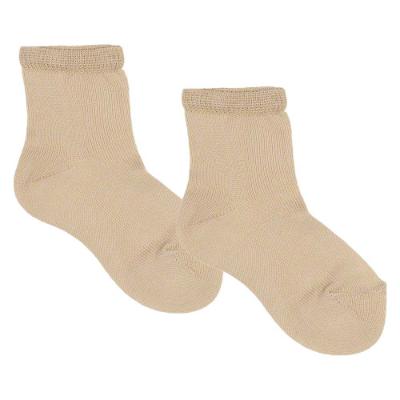 Picture of Meia Pata Fine Flat Ankle Sock - Beige