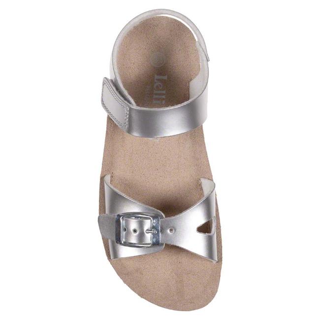 Picture of Lelli Kelly Sea Water Mia Adjustable Sandal - Metallic Silver Patent