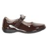 Picture of Lelli Kelly Blossom Unicorn School Shoe F Fitting - Brown Patent