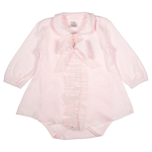 Picture of Sofija Baby Dress With Body Bow & Crystals - Pink