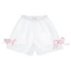 Picture of Miss P  Polka Lace Trimmed Cotton Pyjamas - White Pink