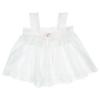 Picture of Miss P  Lace Ruffle Bodice Cotton Pyjamas - White Pink