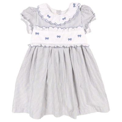 Picture of Sal&Pimenta Tuilleries Striped Ribbon Dress - Blue