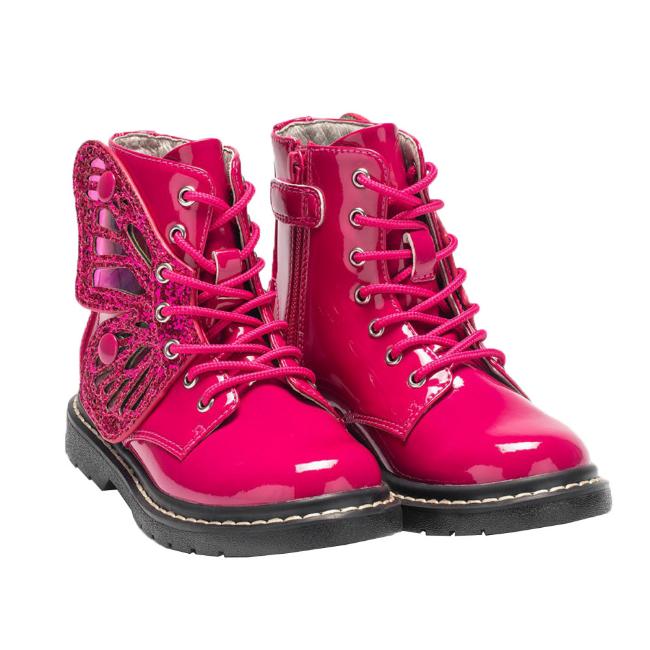 Picture of Lelli Kelly Fairy Wings Classic Ankle Boot - Fuschia Pink
