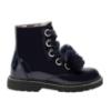 Picture of Lelli Kelly Unicorn Snowflake Fur Ankle Boot - Navy Patent