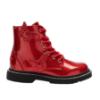 Picture of Lelli Kelly Fairy Wings Butterfly Ankle Boot - Red Patent Glitter