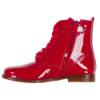 Picture of Panache Bonnie Lace Up Ankle Boot With Inside Zip - Red