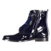 Picture of Panache Bonnie Lace Up Ankle Boot With Inside Zip - Navy Blue