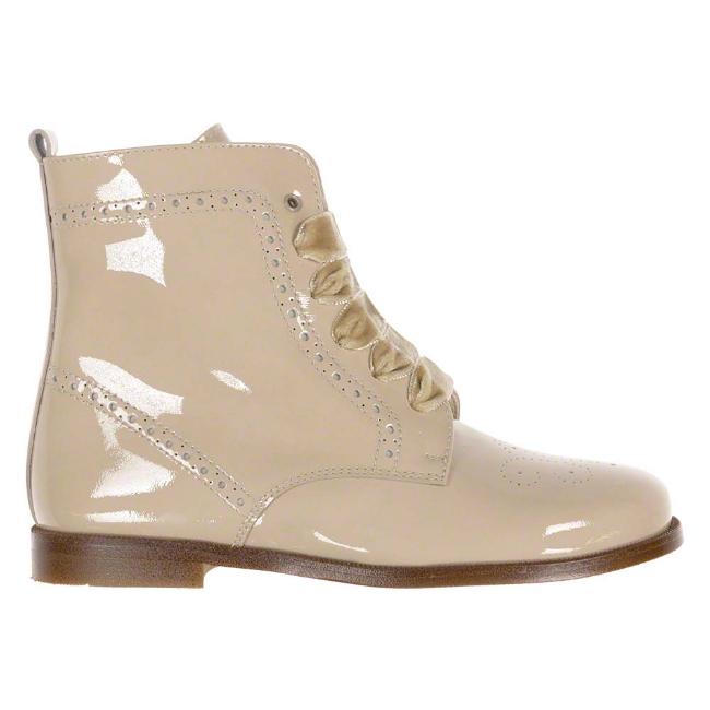 Picture of Panache Bonnie Lace Up Ankle Boot With Inside Zip - Arena Beige