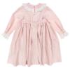 Picture of Miss P Hand Smocked L/S Dress & Bow Set - Pink Check