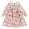 Picture of Miss P Hand Smocked L/S Dress & Bow Set - Pink Horses