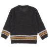 Picture of Loan Bor Toddler Boy Cable Knitted Sweater - Navy Mustard