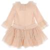 Picture of Loan Bor Lace & Tulle Ruffle Dress - Peach