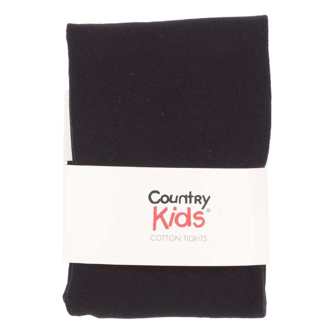 Picture of Country Kids Soft Cotton Tights With Spandex - Black