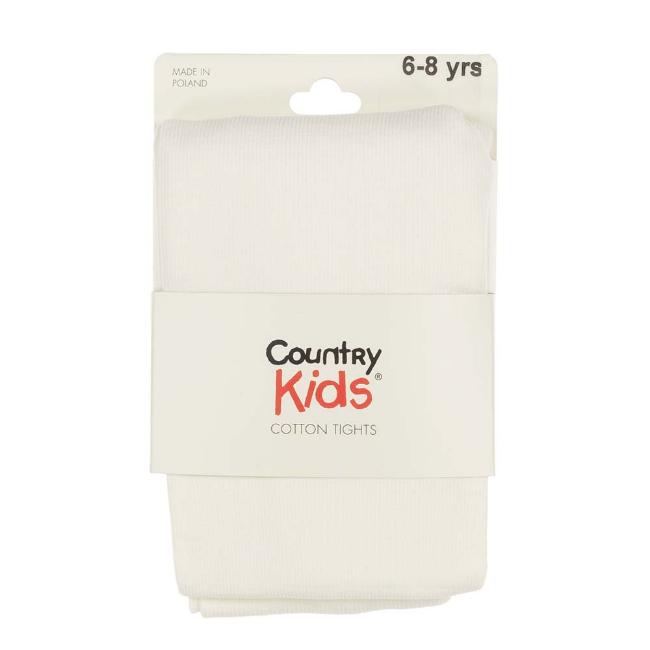 Picture of Country Kids Soft Cotton Tights With Spandex - Ivory