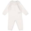 Picture of Wedoble Knitted Romper Openwork Collar - White
