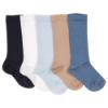 Picture of Meia Pata Traditional Fine Ribbed Knee Sock - Navy