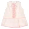 Picture of Eva Class Baby Girl Jacquard Dress Panties Set - Cream Pink