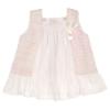Picture of Eva Class Baby Girl Plumetti Panel Dress Panties Set - Pink Cream