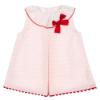 Picture of Eva Class Baby Girl Ruffle Collar Dress Panties Set - Pink White
