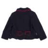 Picture of Loan Bor Girls Double Bow Jacket - Navy Red