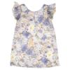 Picture of Carmen Taberner Girls Silky Ruffle Dress - Blue Floral