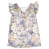 Picture of Carmen Taberner Girls Silky Ruffle Dress - Blue Floral