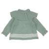 Picture of Carmen Taberner Girls Knitted Jacket Bonnet Set - Green Ivory