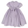 Picture of Miss P Smocked Carousel Bodice Gingham Dress & Hairclip Set - Lilac