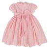 Picture of Miss P Smocked Carousel Bodice Gingham Dress & Hairclip Set - Pink