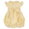 Picture of Miss P Smocked Bodice Ruffle Collar Romper Hairclip Set - Lemon