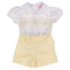 Picture of Miss P Boys Traditional Smocked Buster Set - Lemon White