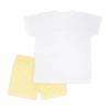 Picture of Rapife Boys T-Shirt & Gingham Shorts Set - White Yellow