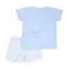 Picture of Rapife Boys T-Shirt & Stripe Shorts Set - White Blue