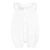 Picture of Rapife Baby Girls Ruffle Collar Romper - White