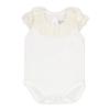 Picture of Rapife Baby Girls Lace Ruffle Collar Bodysuit - Ivory