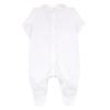 Picture of Rapife Baby Pique Bodice Babygrow - White