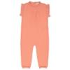 Picture of Wedoble Knitted Ruffle Sleeve Playsuit - Coral Pink