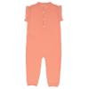 Picture of Wedoble Knitted Ruffle Sleeve Playsuit - Coral Pink